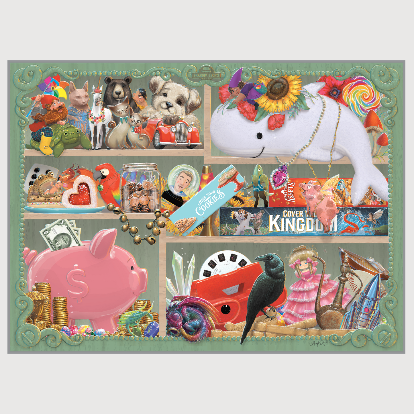 Puzzle - 100pc - Grandpa Beck's Shelf