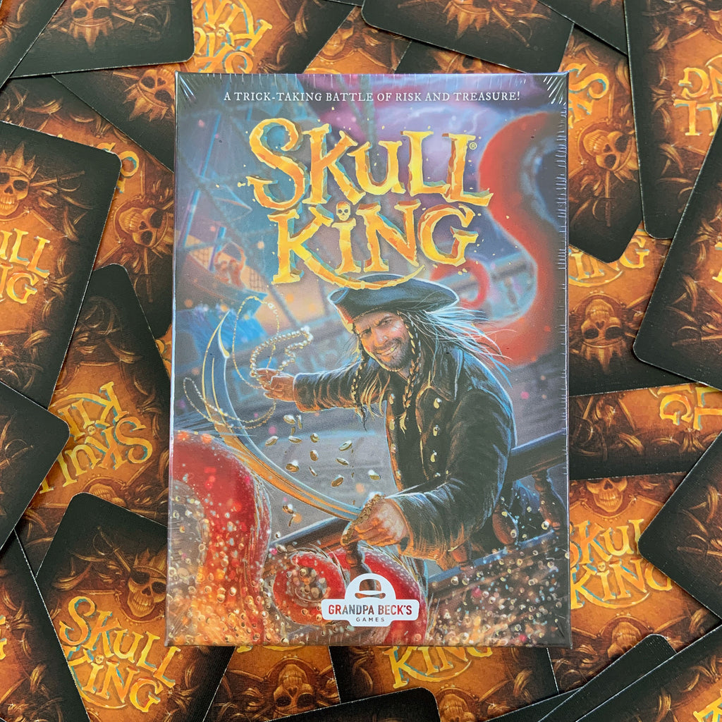 Jeu de cartes Flower Skull-Skull King pour la famille, tous les